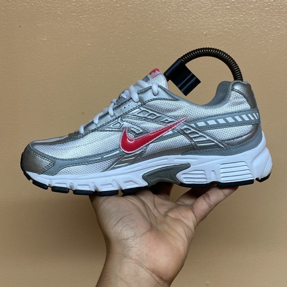 Nike Initiator Women’s Running Sneakers “White Metallic Silver Pink” - Picture 5 of 17